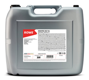 Изображение 1, 30006-0200-99 Масло гидравлическое HIGHTEC HLP 46 20л/17.5кг ROWE