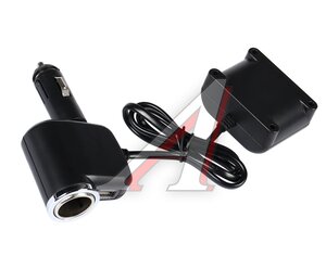Изображение 2, NO.1526 Разветвитель прикуривателя 3-х гнездовой 12-24V 1USB OLESSON
