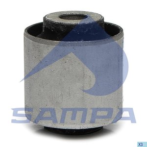 Изображение 2, 043.153 Сайлентблок SCANIA кабины (16.6x53x60x69) SAMPA