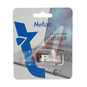 Изображение 1, NT03UM81N-064G-20BK Карта памяти USB 64GB NETAC