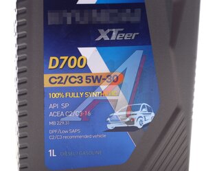Изображение 3, 1011224 Масло дизельное Diesel Uitra C3 SN/CF 5W30 синт.1л XTEER