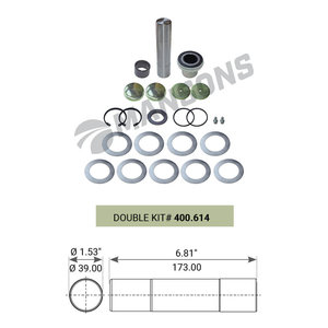 Изображение 1, 400.614.00 Ремкомплект MAN шкворня (на сторону) MANSONS