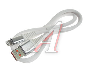 Изображение 1, FX24 TIME white Кабель iPhone (5-) 2.4A 1м FAISON