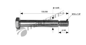 Изображение 1, 200.085 Болт DAF крепления кабины MANSONS