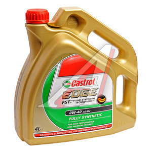 Изображение 1, 156E8C Масло моторное EDGE TITANIUM FST A3/B4 0W40 синт.4л CASTROL