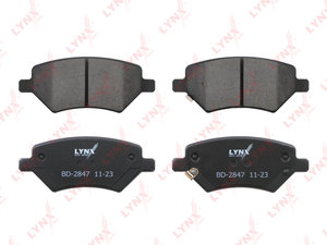 Изображение 1, BD2847 Колодки тормозные CHERY Tiggo (05-) передние (4шт.) LYNX