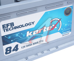 Изображение 2, 6СТ84(0) SMF584500 Аккумулятор KORTEX EFB 84А/ч обратная полярность