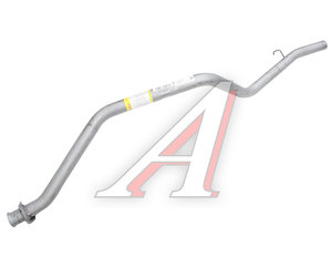 Изображение 1, АК 2705-1203170-30 Труба выхлопная глушителя ГАЗ-2705 ЕВРО-3 длинная с фланцем АВТОГЛУШИТЕЛЬ