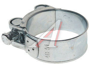 Изображение 2, 307GR048 Хомут силовой d=048-051 (49) оцинкованная сталь W1 KIT++