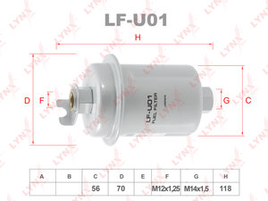 Изображение 1, LFU01 Фильтр топливный MITSUBISHI Pajero (94-) LYNX