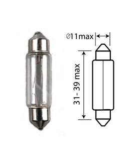 Изображение 2, 61205c(39) Лампа 12V C5W SV8.5-8 39мм МАЯК