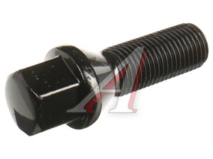 Изображение 1, B201029 Болт колеса М14х1.5х33 конус под ключ 17мм черный RACING