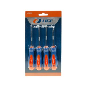 Изображение 1, LG-1024 Набор крючков (45°, 90°, 135°, 180°) 4 пр LIGE