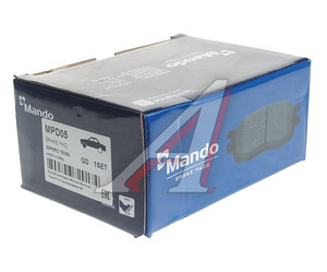 Изображение 2, MPD05 Колодки тормозные DAEWOO Nexia 16V, Espero передние (4шт.) MANDO