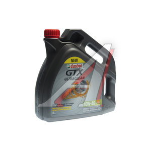 Изображение 1, 15A4E0 Масло моторное GTX ULTRACLEAN A3/B4 10W40 п/синт.4л CASTROL