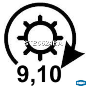 Изображение 3, STB0624BA Стартер VW Passat AUDI 80, A4 KRAUF