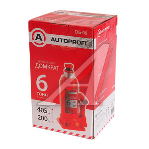 Изображение 2, DG-06 Домкрат бутылочный 6т 200-405мм AUTOPROFI
