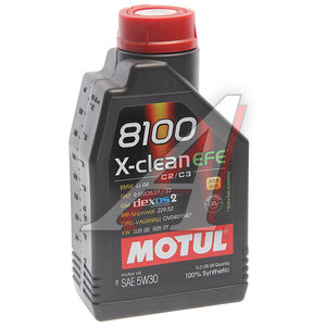 Изображение 1, 111687 Масло моторное 8100 X-CLEAN EFE 5W30 синт.1л MOTUL