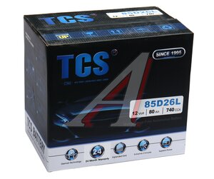 Изображение 5, 6СТ80(0) TCS85D26L Аккумулятор TCS 80А/ч обратная полярность