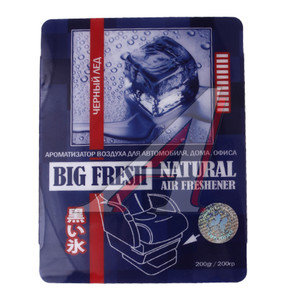 Изображение 1, BF-74 Ароматизатор под сиденье гелевый (лед черный) Big Fresh FKVJP