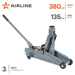 Изображение 2, AJ3F385 Домкрат подкатной 3т 135-380мм AIRLINE