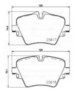 Изображение 2, PF4059 Колодки тормозные BMW 2 (F45, F46) передние (4шт.) TRIALLI