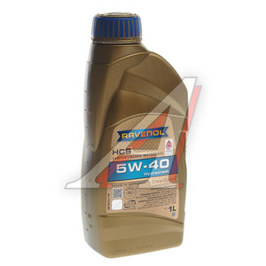 Изображение 1, 1112105-001 Масло моторное HCS 5W40 синт.1л RAVENOL
