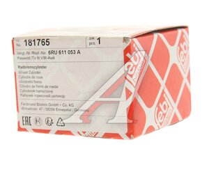 Изображение 3, 181765 Цилиндр тормозной задний VW Polo (10-) SKODA Rapid (12-) FEBI