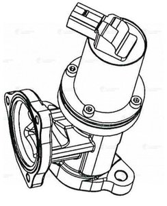 Изображение 4, LVEG0801 Клапан HYUNDAI Tucson (04-) контроля выхлопных газов (EGR) LUZAR
