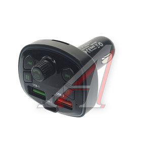 Изображение 1, ET-M71 black Устройство зарядное в прикуриватель с трансмиттером (bluetooth, hands free) EARLDOM