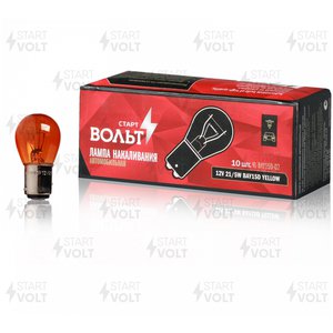 Изображение 1, VLBAY15D02 Лампа 12V P21/5W BAY15d STARTVOLT