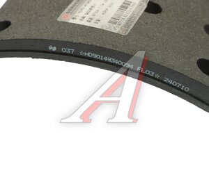 Изображение 2, HD90149340094 Накладка тормозной колодки DONGFENG зад/сред моста (1шт.) OE