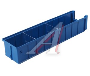 Изображение 2, 417056 Лоток полочный 500х156х90мм с 2-мя разделителями синий IPLAST