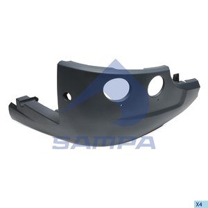 Изображение 2, 18400374 Накладка бампера SCANIA 6 series переднего правая (низкая кабина) SAMPA