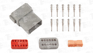 Изображение 1, 7802121 Разъем SCANIA, VOLVO 12-и контактный (ответная часть 7802128) TE PARTS