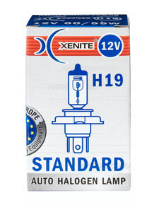 Изображение 4, 1007148 Лампа 12V H19 60/55W PU43t-3 3200К Standard XENITE