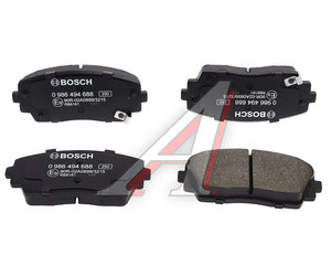 Изображение 2, 0986494688 Колодки тормозные KIA Picanto (11-) передние (4шт.) BOSCH