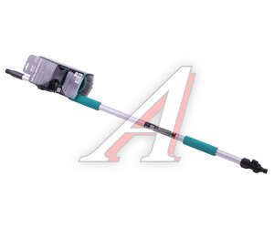 Изображение 2, A85344S Щетка для мойки автомобиля телескопическая 97-167см черно-бирюзовая AVS