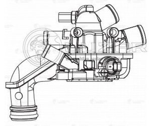 Изображение 9, LT20Z6 Термостат PEUGEOT 207, 308 LUZAR