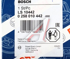 Изображение 5, 0258010442 Датчик кислорода PORSCHE Cayenne (10-) (4.8) BOSCH