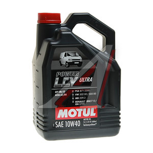 Изображение 2, 106156 Масло моторное Power LCV Ultra 10W40 п/синт.5л MOTUL