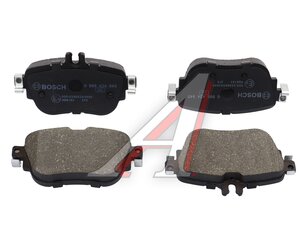 Изображение 1, 0986424845 Колодки тормозные MERCEDES E (W213) задние (4шт.) BOSCH