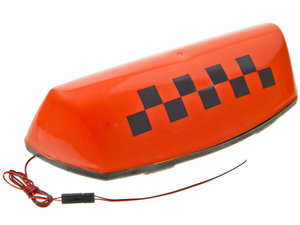 Изображение 2, ZT-6 Знак TAXI магнитный с подсветкой 12V оранжевый СИМ-ПЛАСТ