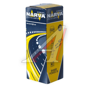 Изображение 2, 483343000 Лампа 12V H1 55W P14.5s +50% Range Power 50+ NARVA