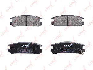 Изображение 2, BD7109 Колодки тормозные SUBARU Impreza (94-97), Legacy задние (4шт.) LYNX