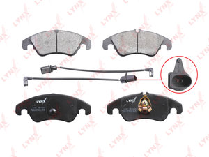 Изображение 2, BD1219 Колодки тормозные AUDI A4, A5, Q5 передние (4шт.) LYNX
