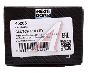 Изображение 4, 45205 Шкив TOYOTA Auris (06-09) генератора MEAT&DORIA