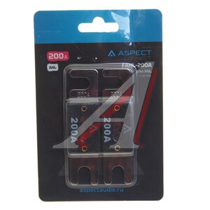 Изображение 1, FANL-200A Предохранитель ANL 200A (2шт.) никель ASPECT