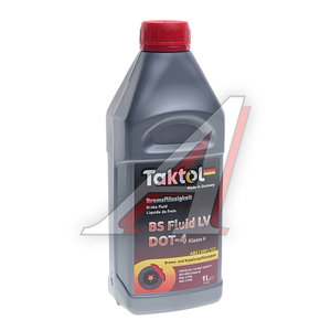 Изображение 1, 26013 Жидкость тормозная DOT-4 LV 1л TAKTOL