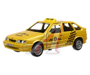 Изображение 1, 2114-12TAX-YE (72) Модель автомобиля LADA -2114 "SAMARA" (такси) металлическая ТЕХНОПАРК